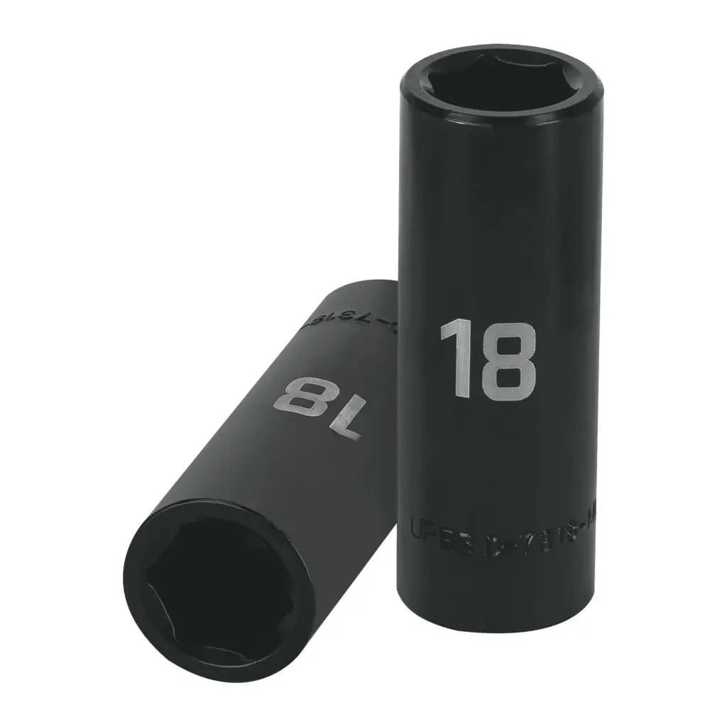 [12433] Dado tubular hexagonal encastre 1/2" de impacto de 21 mm, Truper