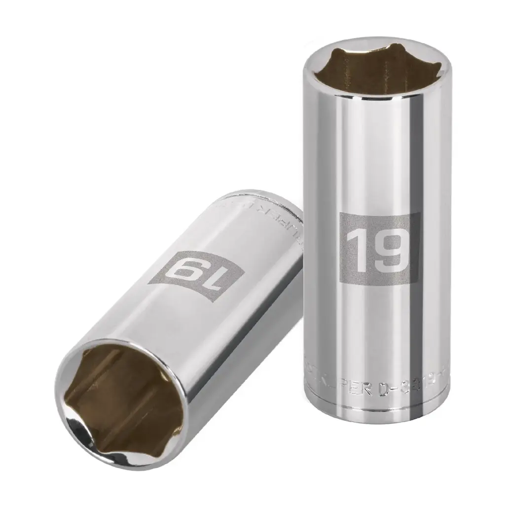 Dado tubular hexagonal encastre 3/8" de 12 mm, Truper