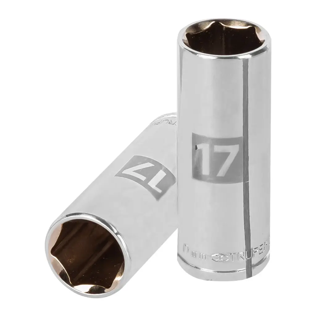 [13777] Dado tubular hexagonal encastre 3/8" de 17 mm, Truper