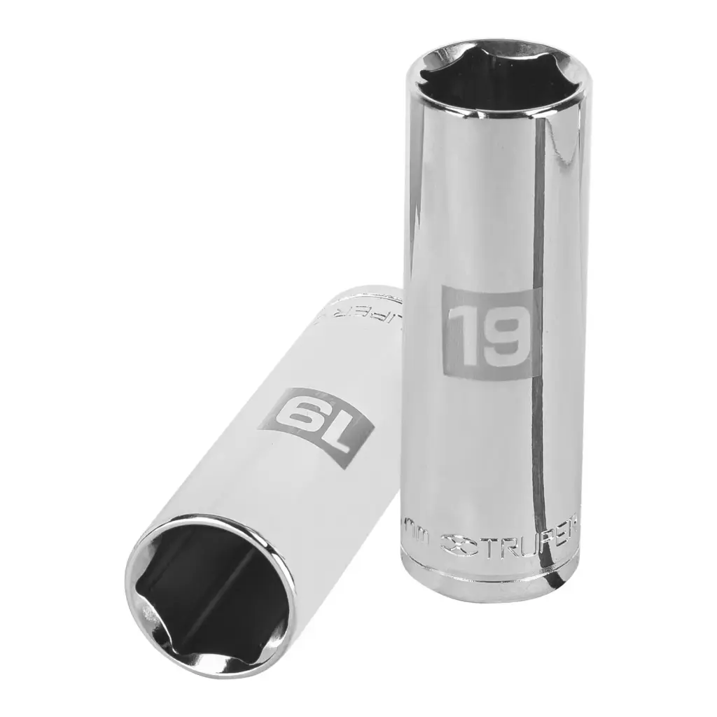 Dado tubular hexagonal encastre 1/2" de 19 mm, Truper