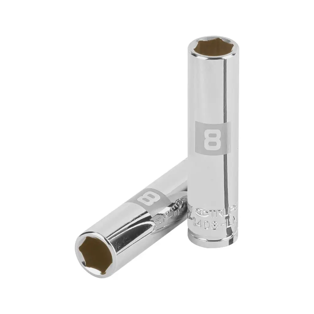 [13202] Dado tubular hexagonal encastre 1/4" de 8 mm, Truper