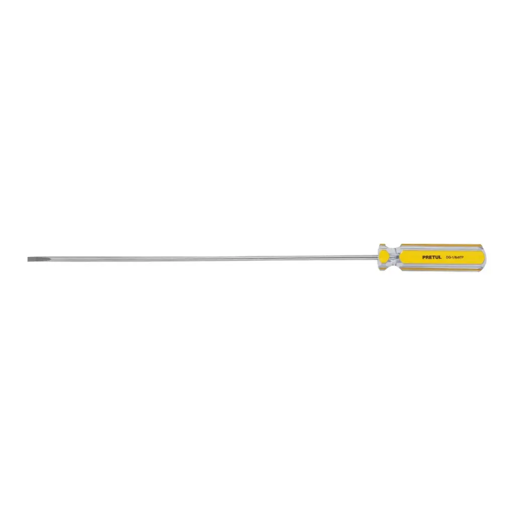 [21466] Desarmador cabinet 1/8 x 8" mango de PVC, Pretul