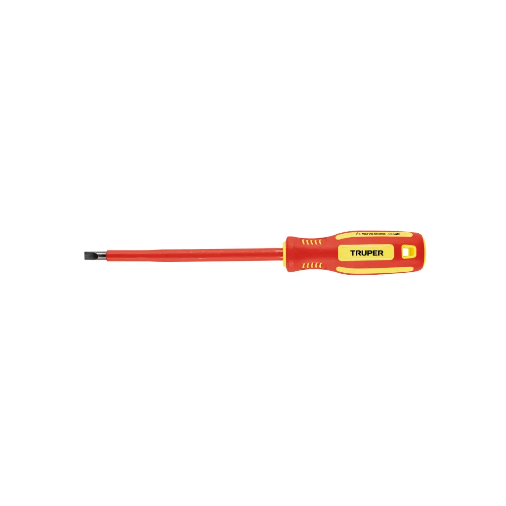 DR-1/4X6D Desarmador dieléctrico plano 1/4' x 6', Truper
