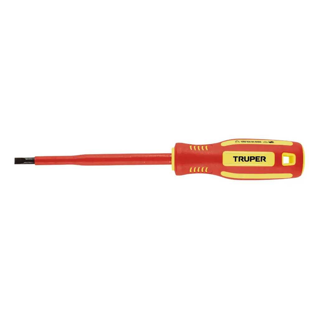 [102242] DR-7/32X5D Desarmador dieléctrico plano 7/32' x 5', Truper