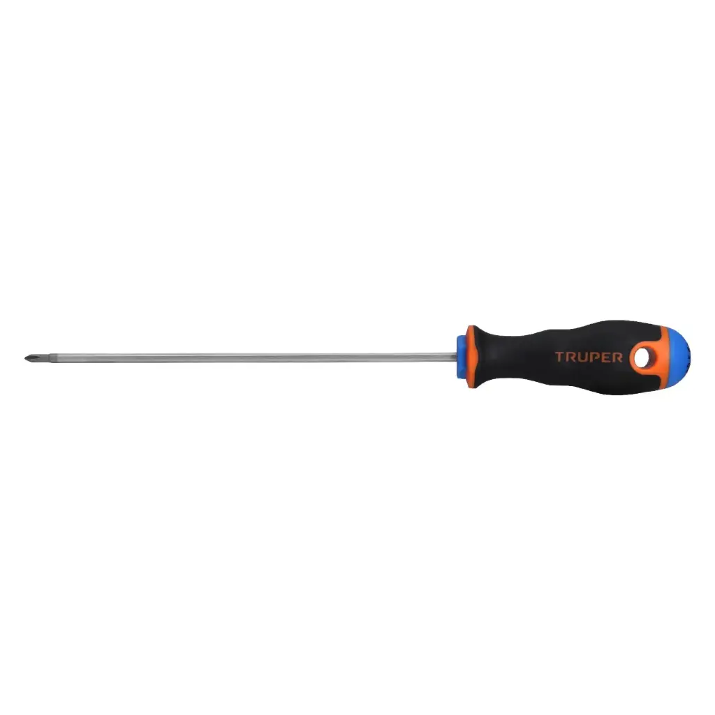 Desarmador de cruz 1/8" x 6" mango Comfort Grip, Truper
