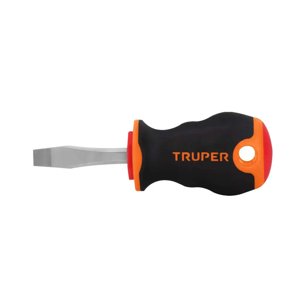 [14003] Desarmador plano 1/4" x 1-1/2" mango Comfort Grip, Truper