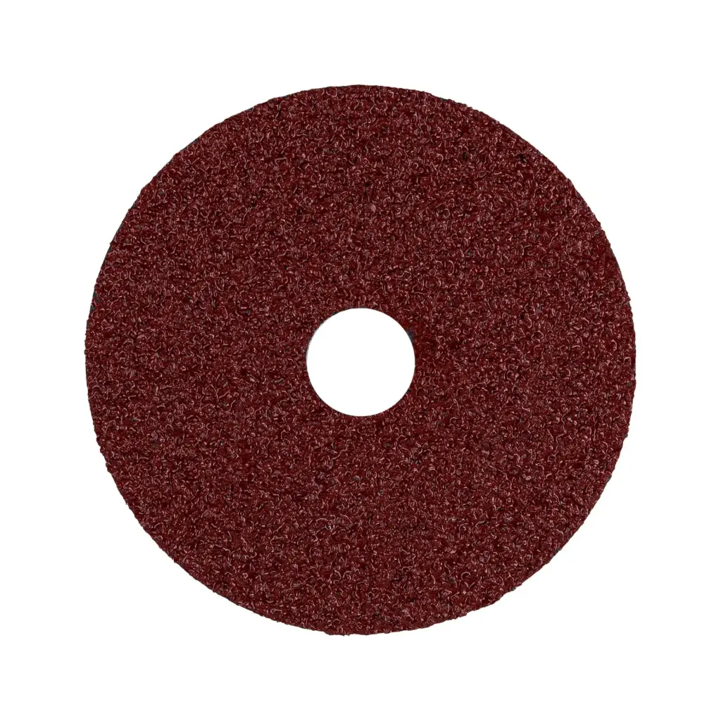 [100124] Disco de lija 4-1/2" con respaldo de fibra, grano 24, Truper