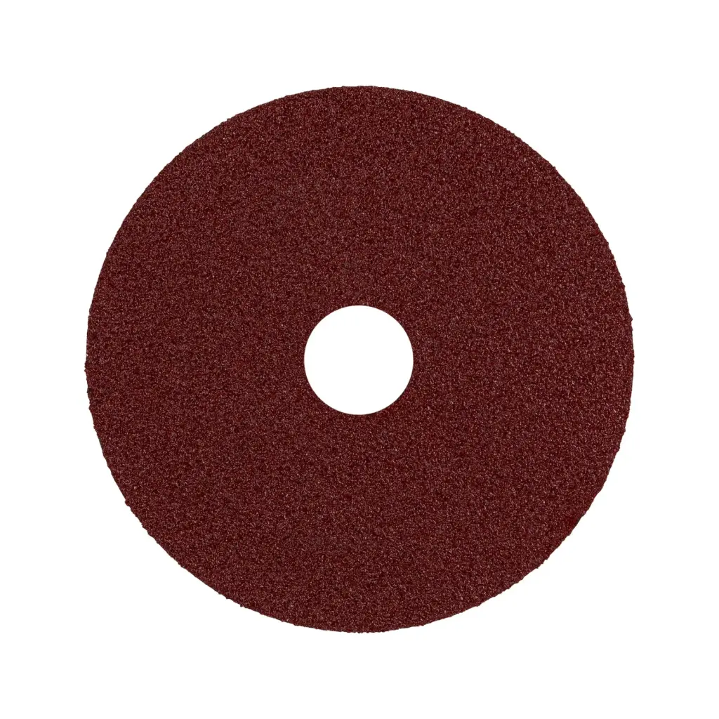 [100126] Disco de lija 4-1/2" con respaldo de fibra, grano 50, Truper