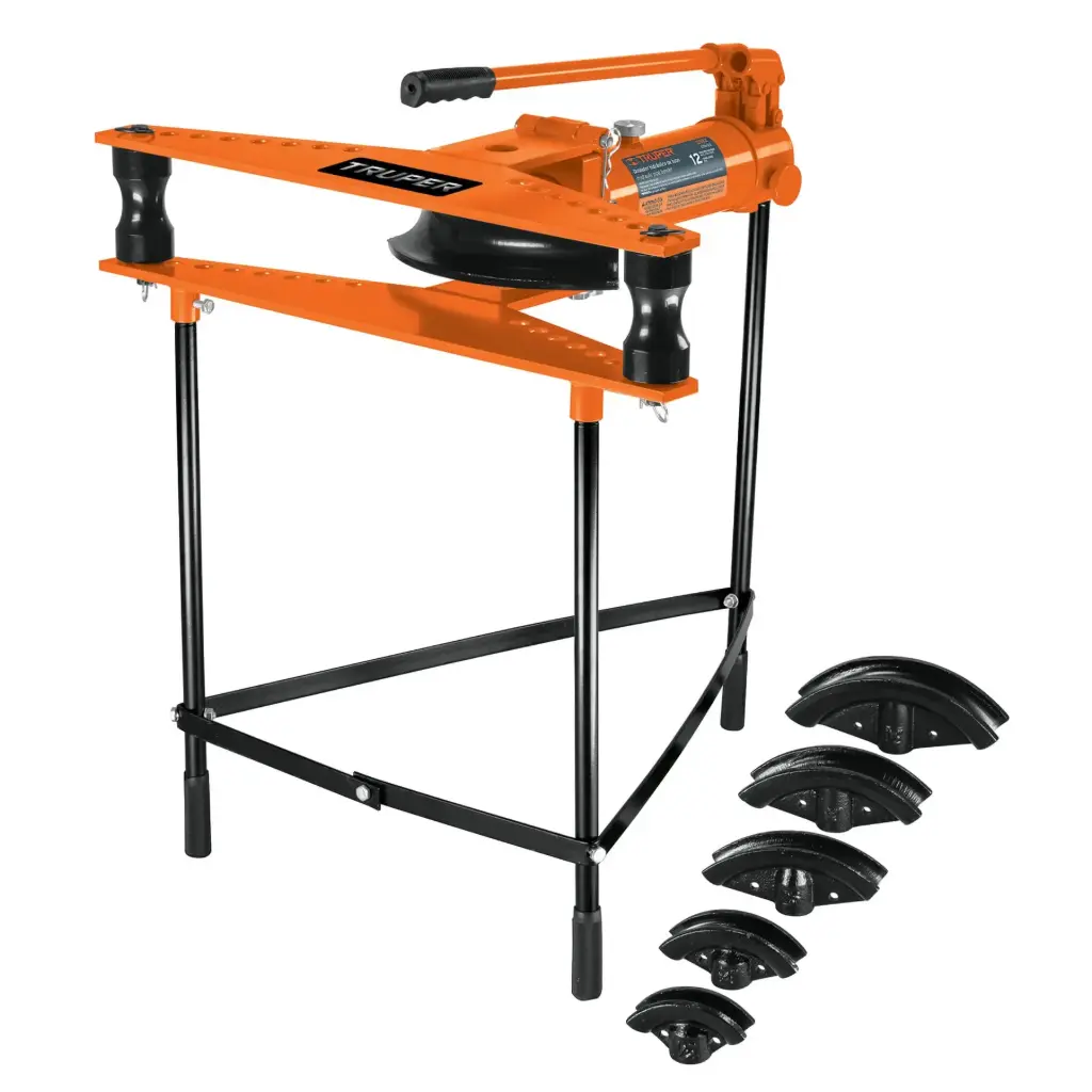 [12882] Doblador de tubo hidráulico, 12 ton, horizontal, Truper