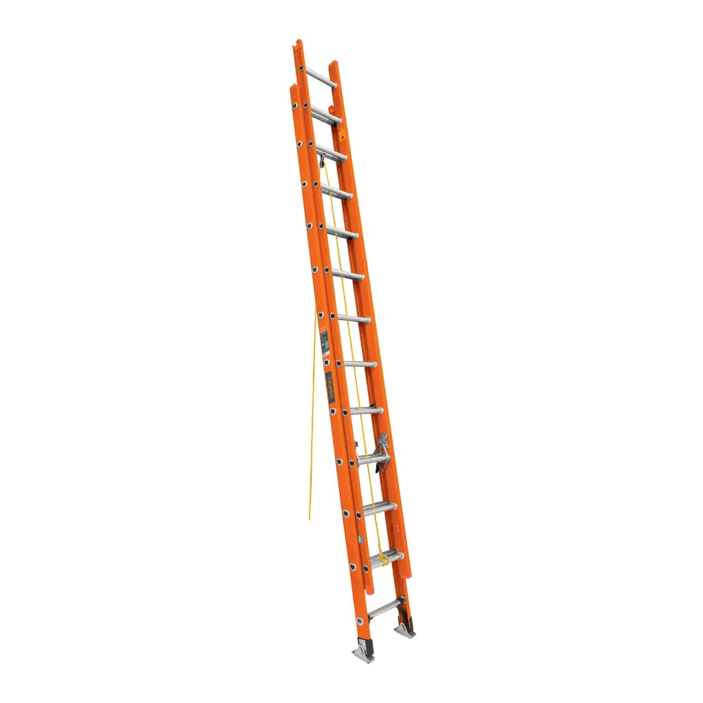 Escalera telescopica, fibra de vidrio, 102 kg, 24 peldaños, Truper