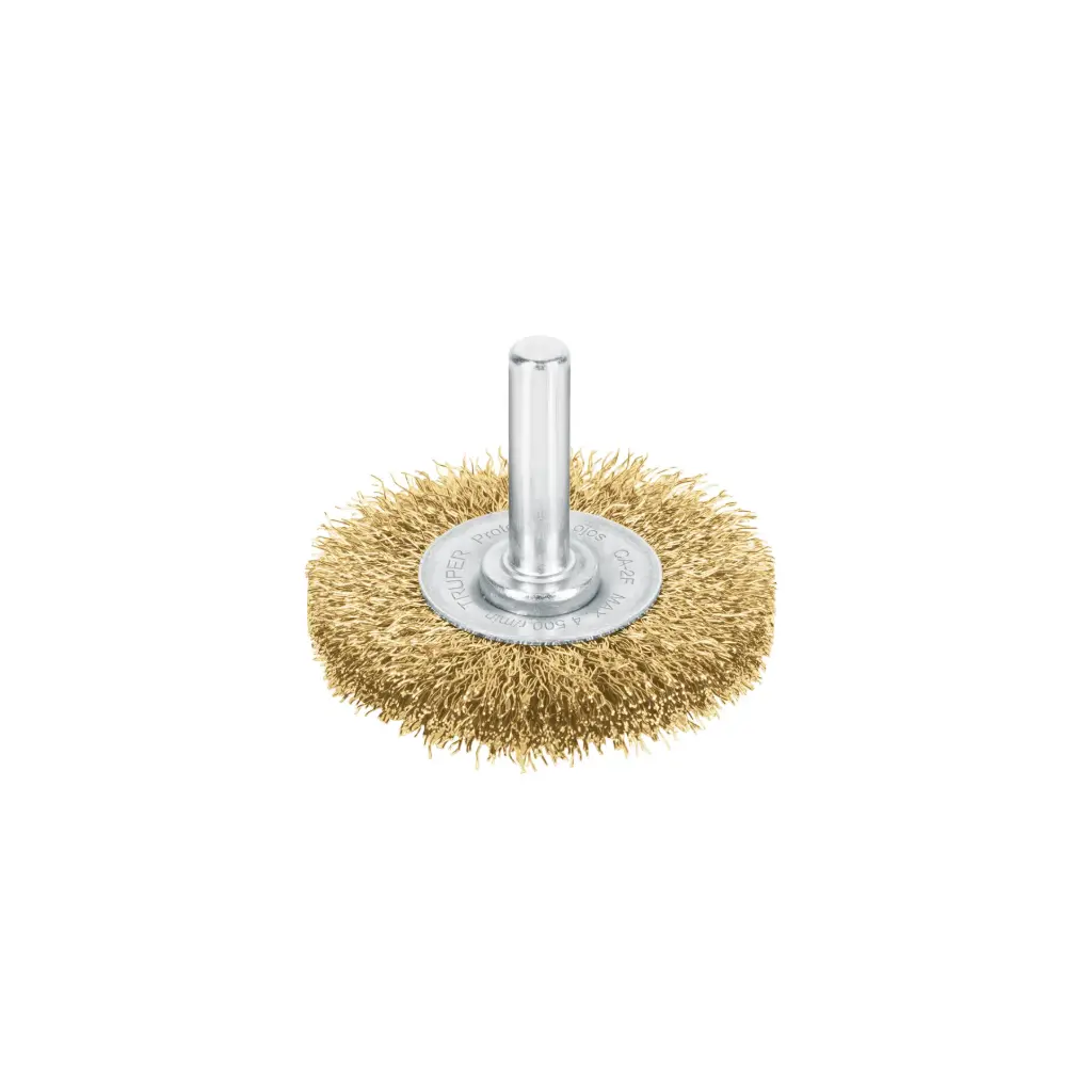Escobilla circulares, de alambre fino, calibre 0.17 mm, diametro 2", Truper