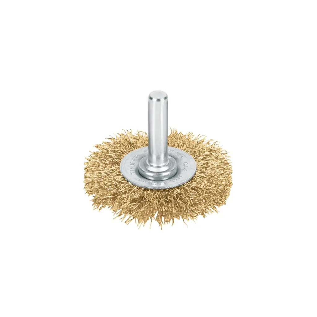 Escobilla circulares, de alambre grueso 6", calibre 0.3 mm, diametro 2", Truper