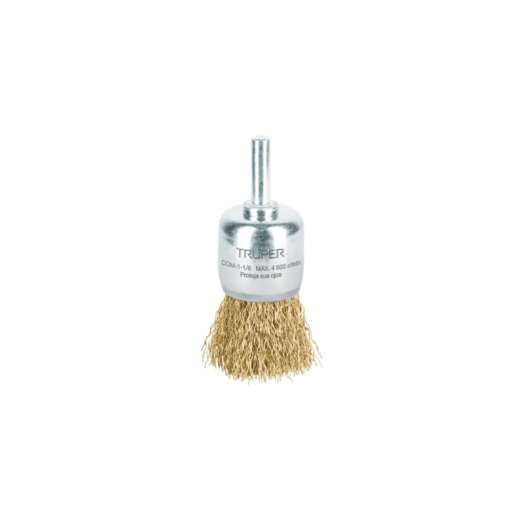 Escobilla tipo copa, alambre grueso, calibre 0.3 mm  1 1/8", Truper