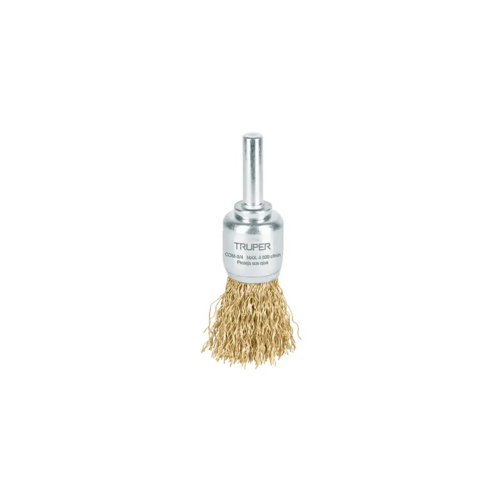Escobilla tipo copa, alambre grueso, calibre 0.3 mm  3/4", Truper
