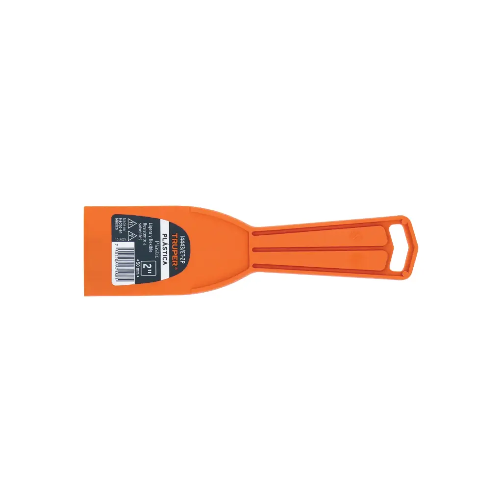 Espatulas plasticas, ancho 2", Truper