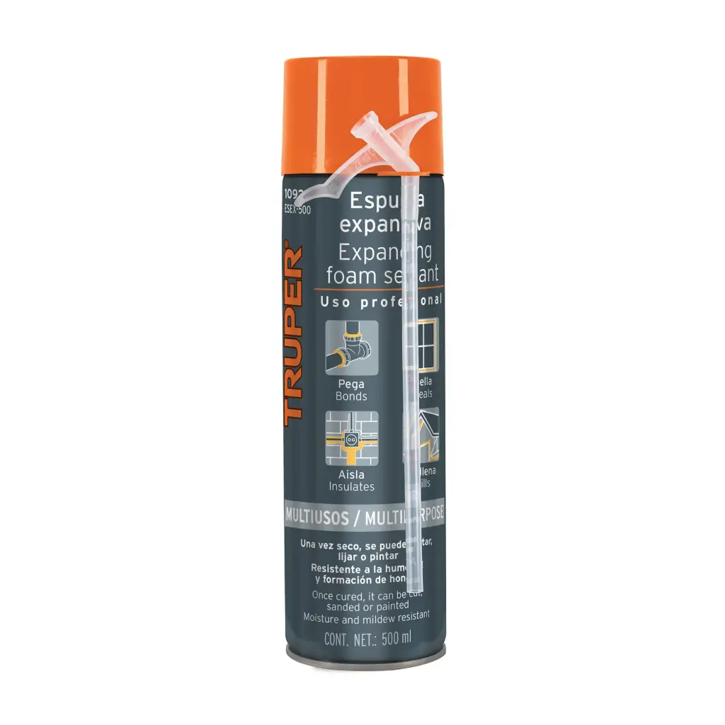 Espuma expansiva, 500 ml, Truper