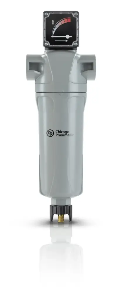 Filtro coalescente | carcasa negra FV 15 (N1/4) - CP Tamaño 2 Grado V 6.9L/S 15CFMs 1/4” Conexión NPT, Chicago Pneumatic