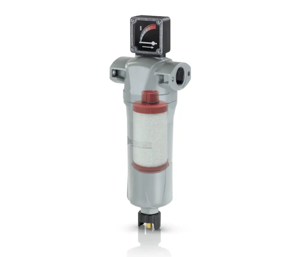 [8102855838] Filtro coalescente | carcasa rojo FC 25 (N1/4) - CP Tamaño 3 Grado C 11.7L/S 25CFMs 1/4” Conexión NPT, Chicago Pneumatic