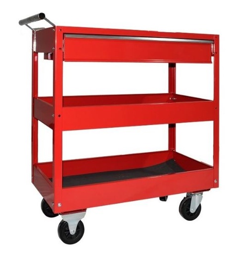 [TC301-2-X] Coche de herramientas de 1 cajon, Big red