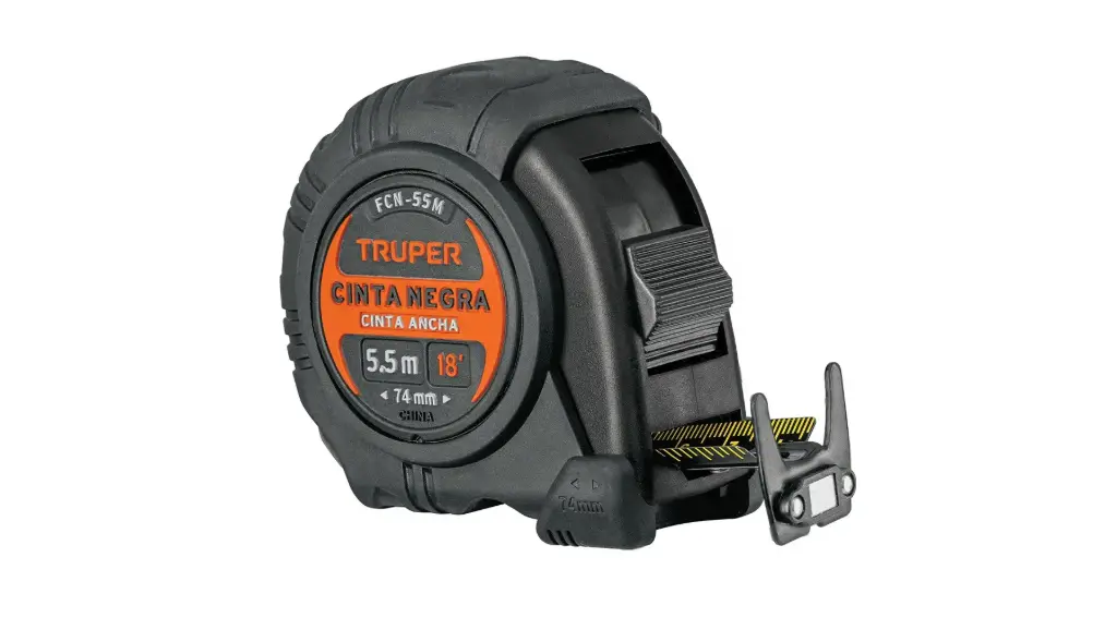 [11745] FCN-55M Flexómetro Cinta Negra, 5.5 m, cinta 27 mm