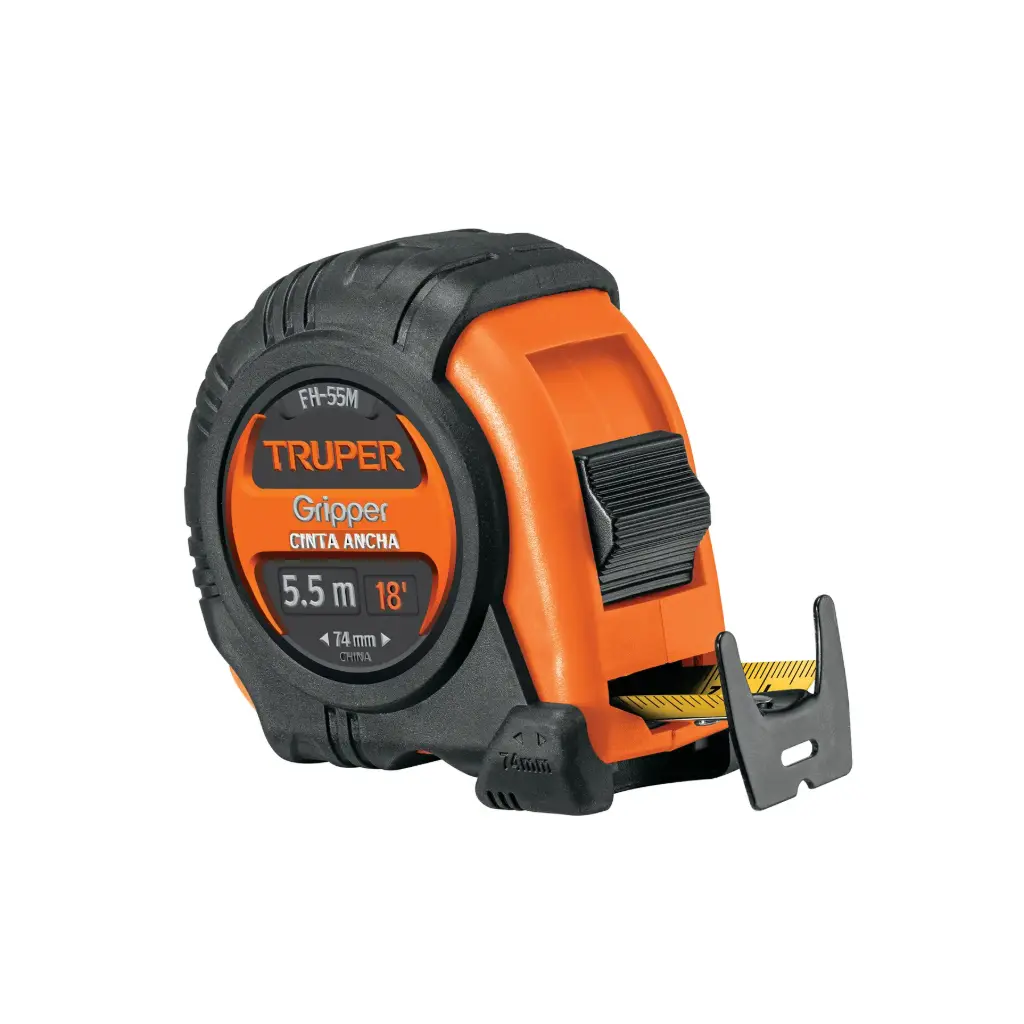 [14613] Wincha Gripper contra impactos 5.5 m cinta 25 mm, Truper