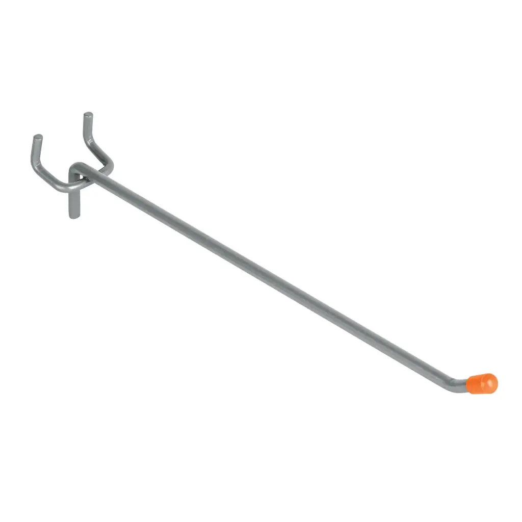 [50155] Gancho recto de 8" para perfocel y panel ranurado, Truper