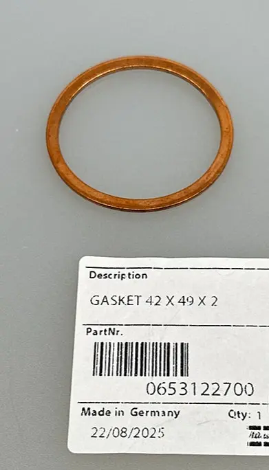 GASKET 42 X 49 X 2, ATLAS COPCO