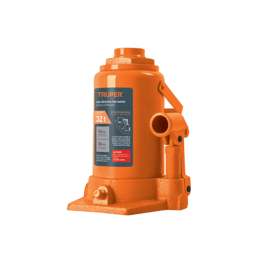 Gata hidraulica de botella 32 T, Truper