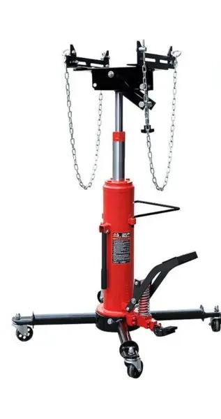 Gato elevador transmision 500KG Altura min 890 mm / max 1795mm Accionamiento a pedal de Pie, Big red