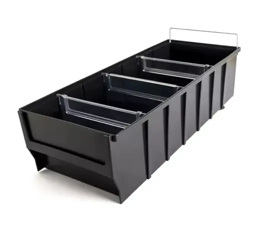 [RK4016 06] Gaveta Multibox NEGRO | 400x160x100 mm, Storage Compat