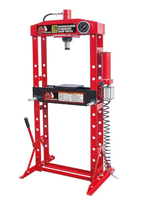 Prensa oleo neumatica 20 TON, Big red