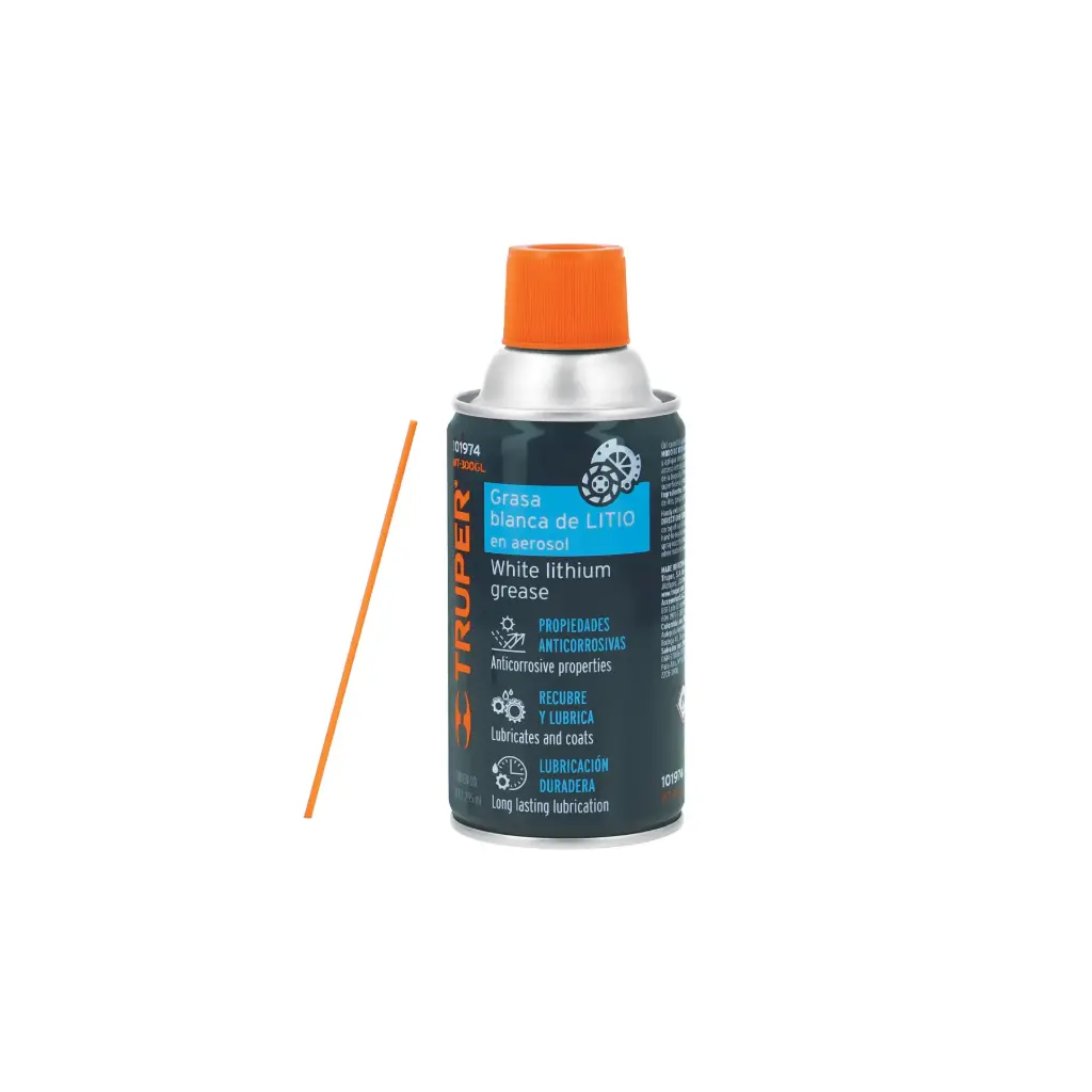 [101974] Grasa blanca de litio en aerosol 295 ml, Truper