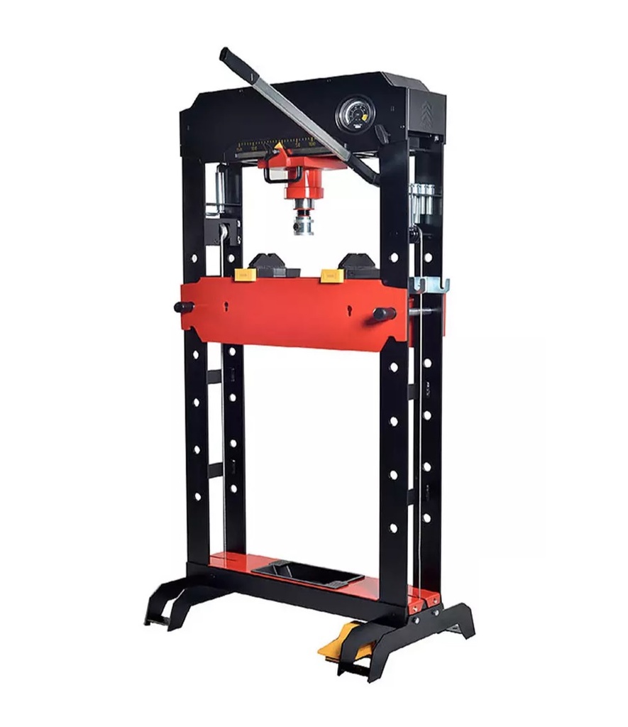 Prensa oleo neumatica 50 TON, Big red