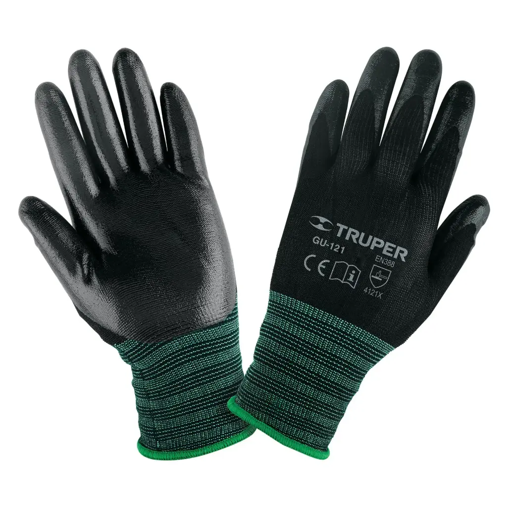 [13293] Guantes de nylon recubiertos de nitrilo, CH, Truper