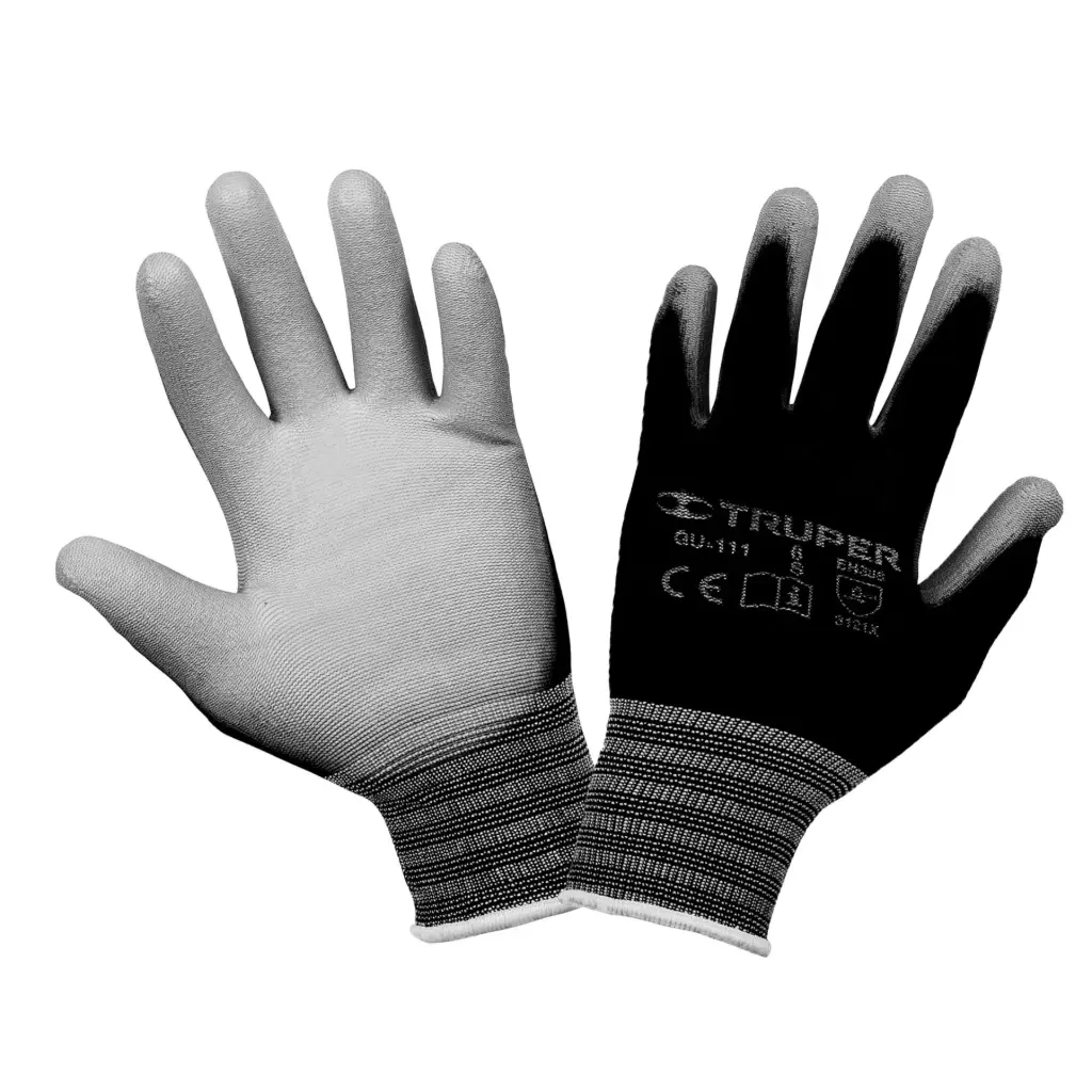 [13290] Guantes de nylon recubiertos de poliuretano, CH, Truper