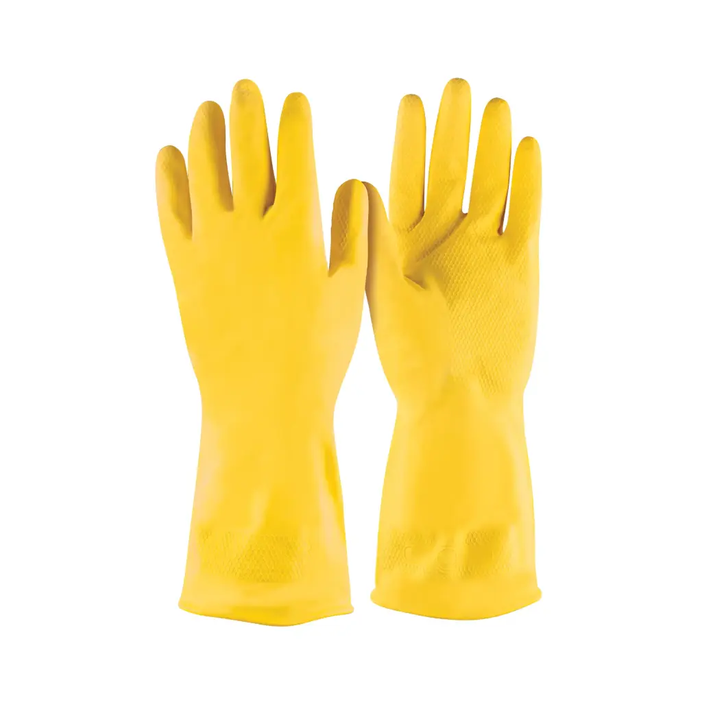 [23261] Guantes de látex para limpieza, grandes, Pretul
