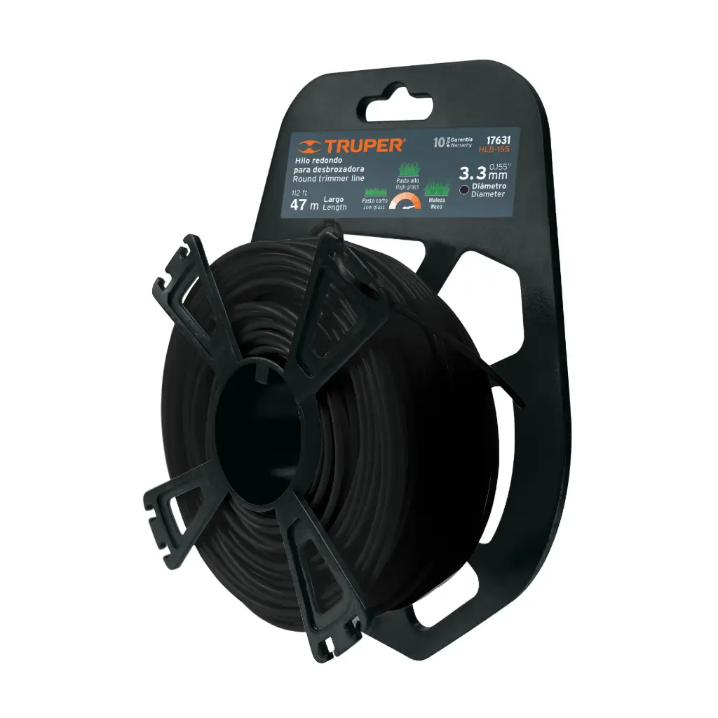 Hilos para desmalezadora, en blister , diametro 3.7 mm, Truper