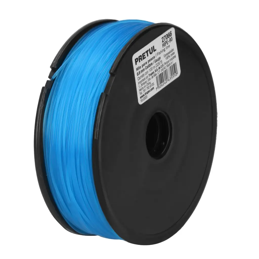 Hilos para pesca, rollo 100 m, 0.9 mm, Pretul