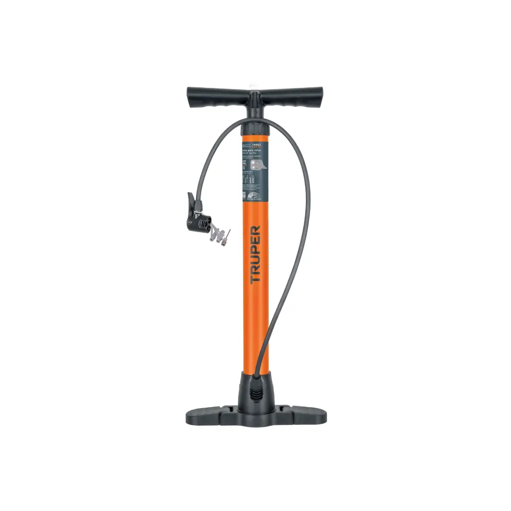 Inflador manual, 100 PSI, Truper