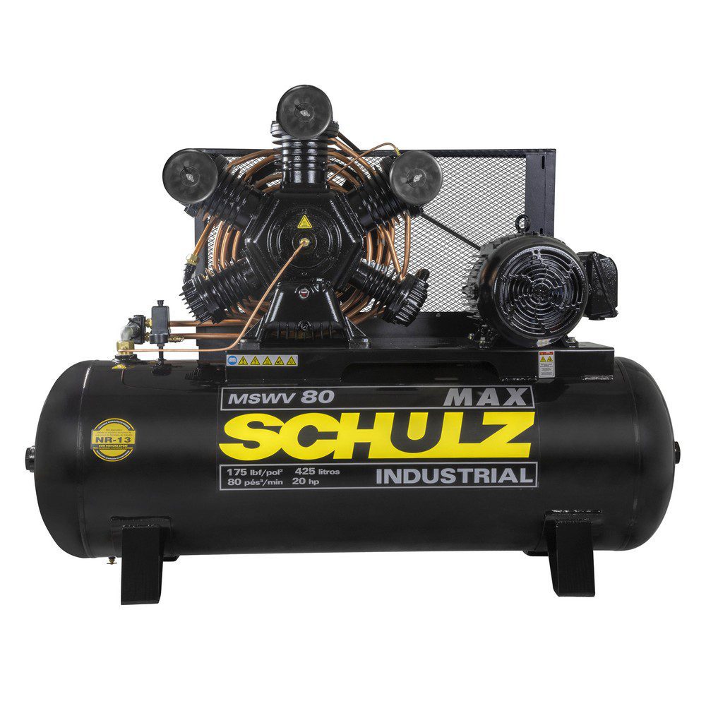 COMPRESORA DE AIRE ESTACIONARIA INDUSTRIAL Modelo MSWV 80 MAX/425, Schulz
