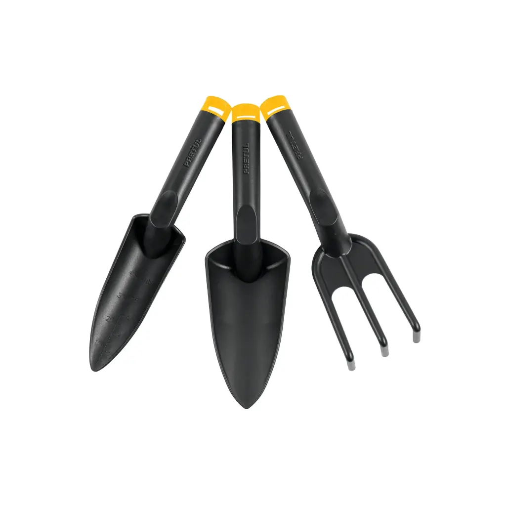[21709] Juego de 3 herramientas para jardin, Pretul
