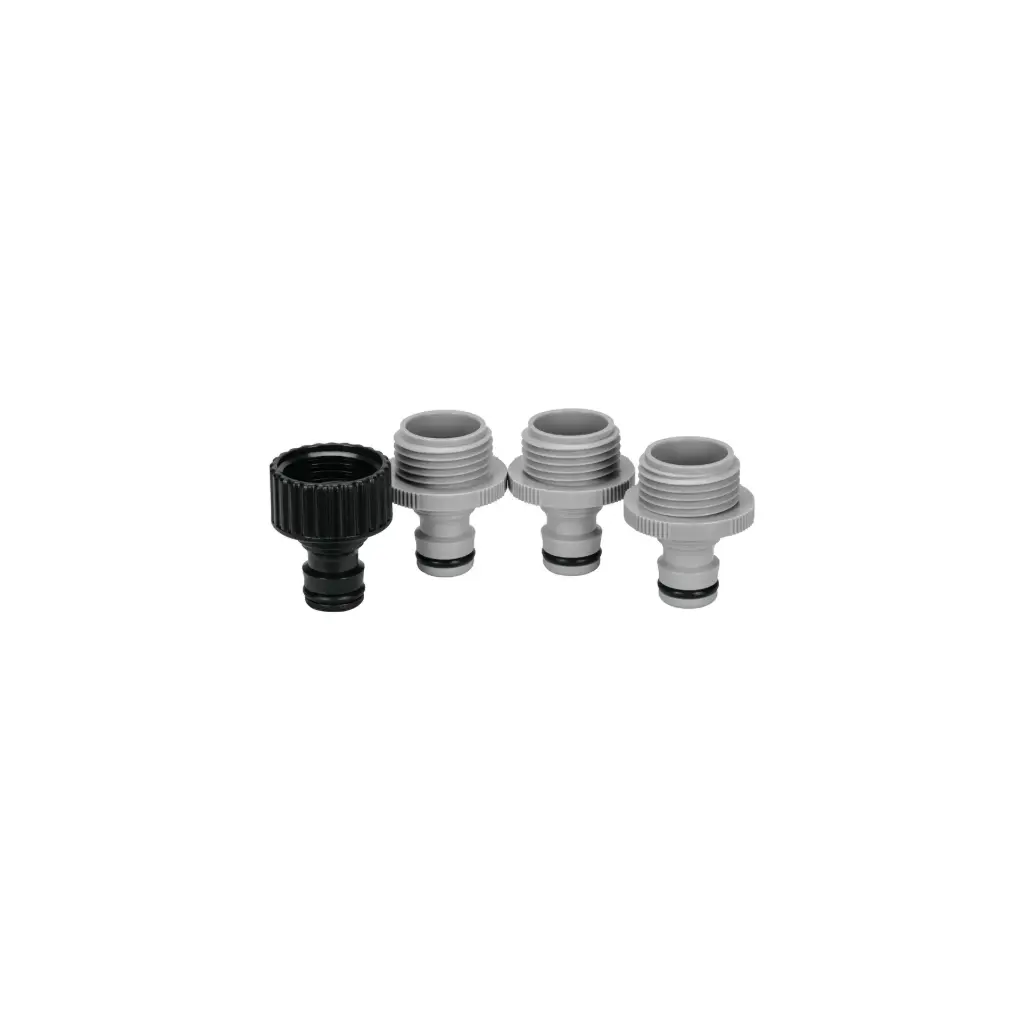 Juego de 4 adaptadores para conectores click, Truper