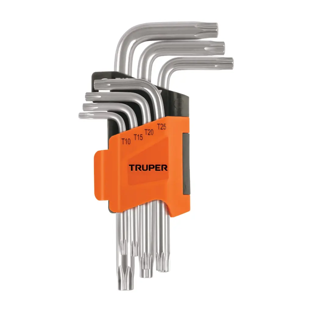 [15552] Juego de 7 llaves torx con organizador, Truper