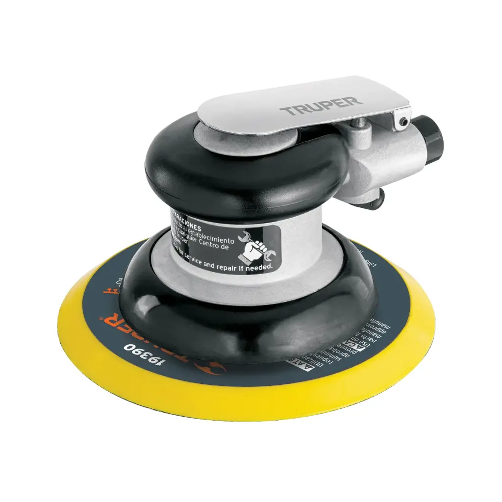 Lijadora orbital neumática industrial 6", Truper
