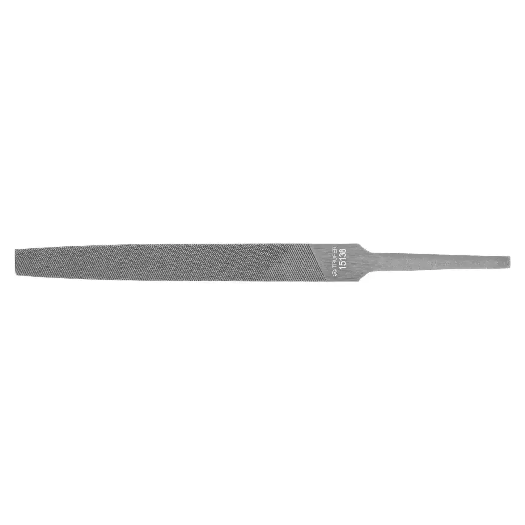 Lima plana, bastarda sin mango 6", Truper