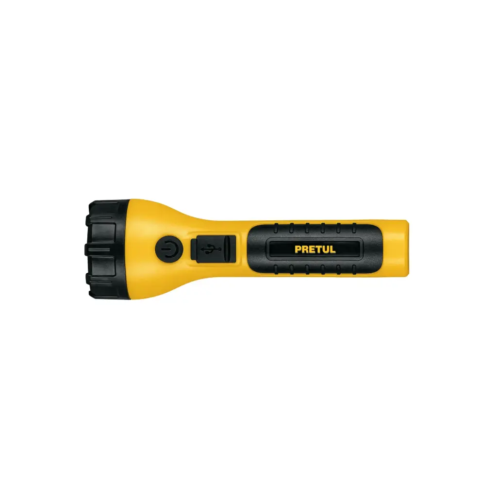 LIRE-120P Linterna plástica recargable de LED, 120 lúmenes, Pretul