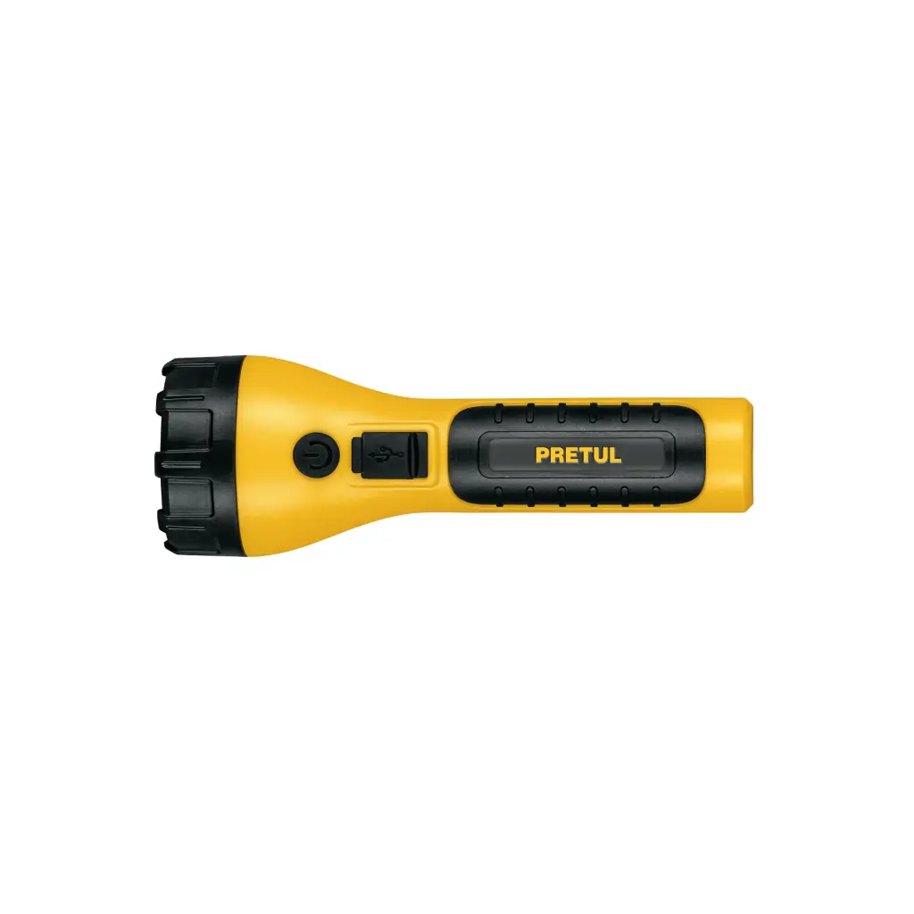 LIRE-180P Linterna plástica recargable de LED, 180 lúmenes, Pretul