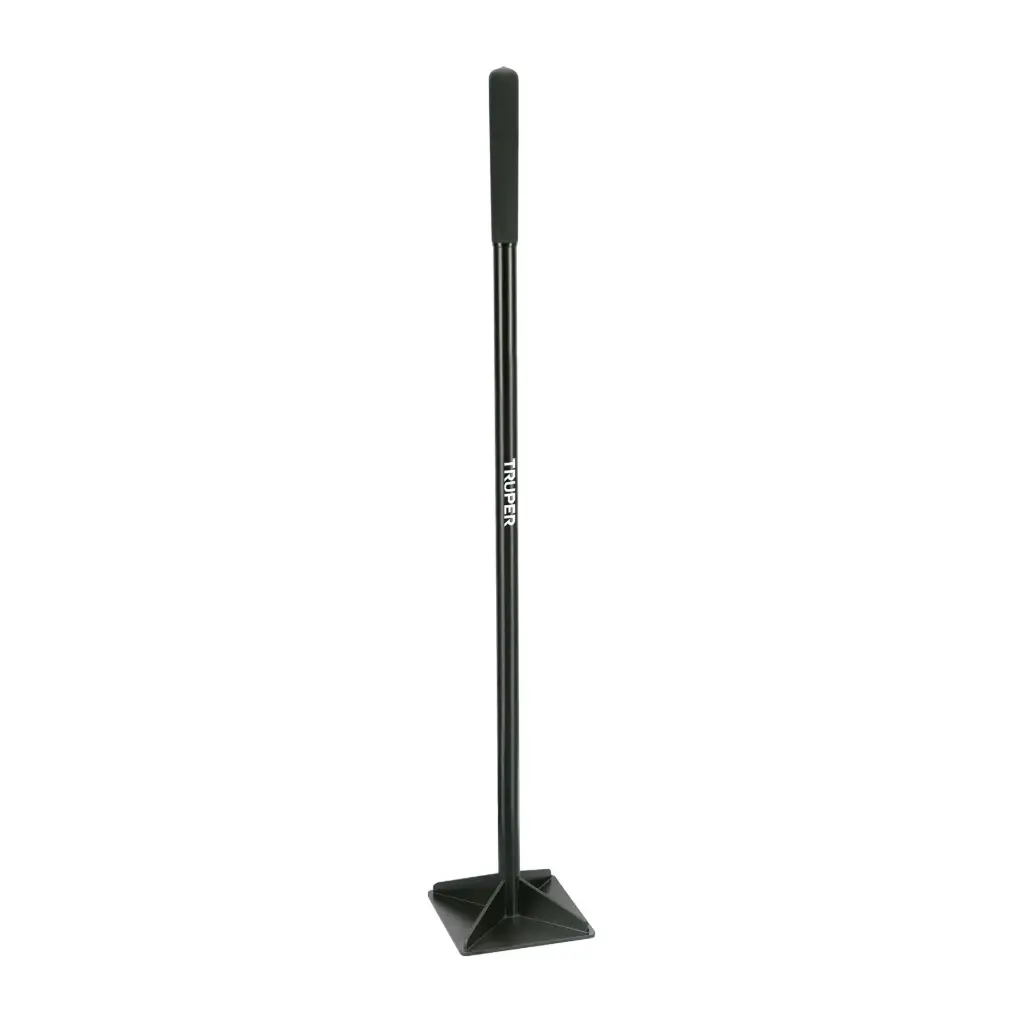 [15404] Plancha de empastar dentada 11", 10 remaches, mango madera, Truper