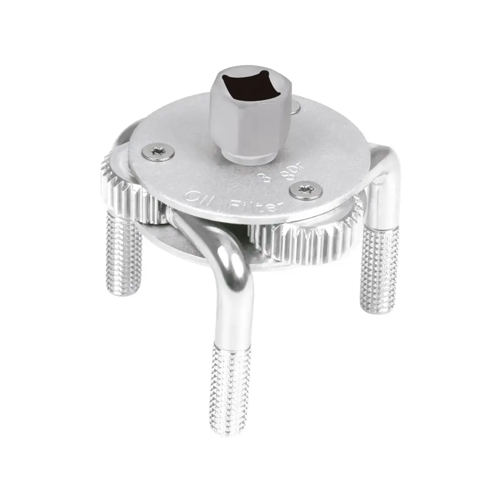 [14543] Llave de 3 puntos 3"-4-1/2" para filtro de aceite, Truper