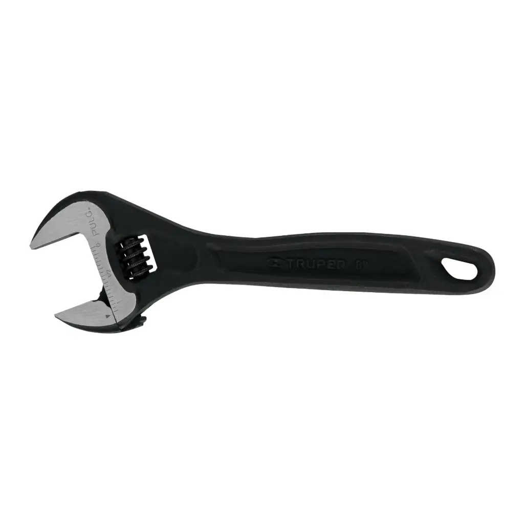 Llave francesa profesional fosfatada 8", Truper
